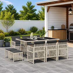 11 Piece Garden Dining Set Specifications and Details