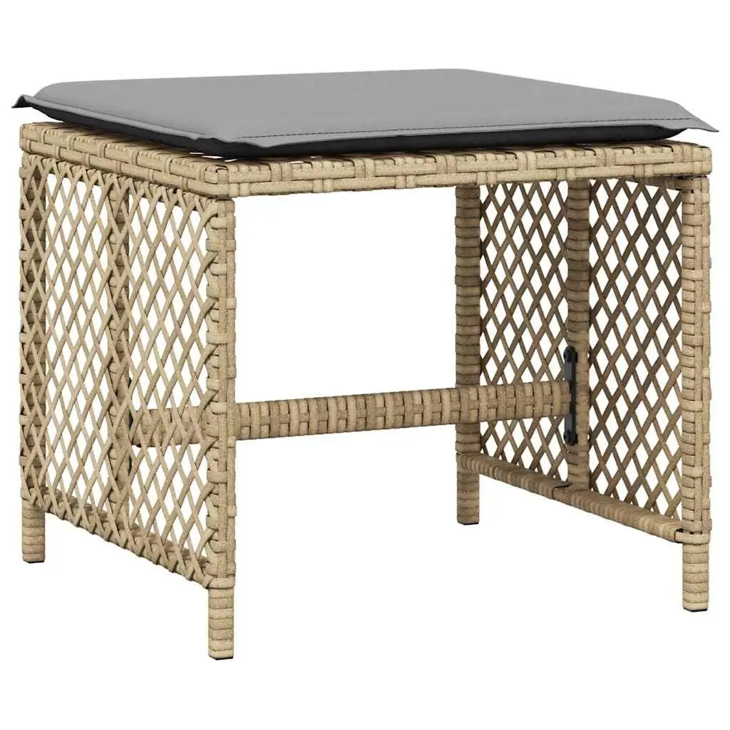 11-Piece Beige Garden Dining Set
