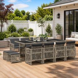 Garden Dining Set Specifications – 13 Pieces of Furniture