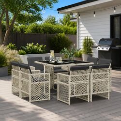 9-Piece Outdoor Dining Set Specifications and Features