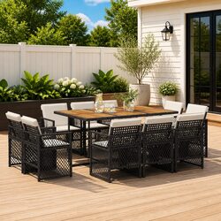11 Piece Garden Dining Set: Specifications and Features
