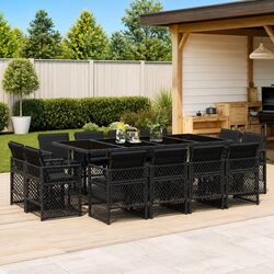 Garden Dining Set: 13-Piece Outdoor Furniture Specifications