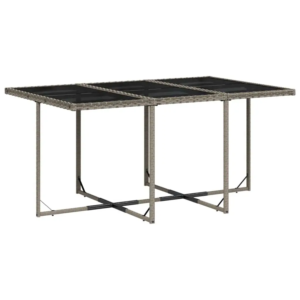 7 Piece Grey Outdoor Dining Set