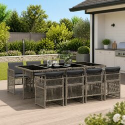 Specifications of 9-Piece Outdoor Furniture Set