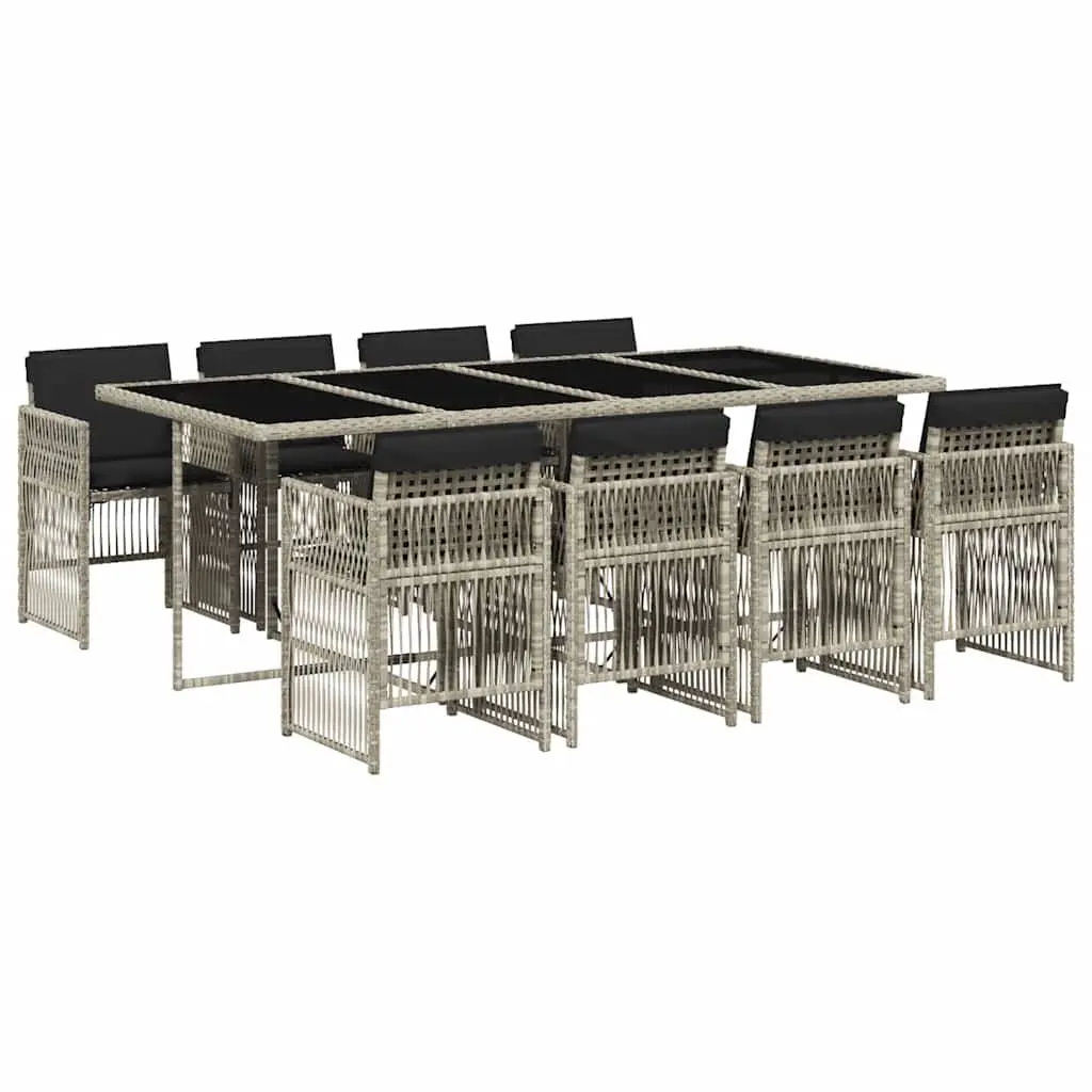 9 Piece Grey Garden Dining Set