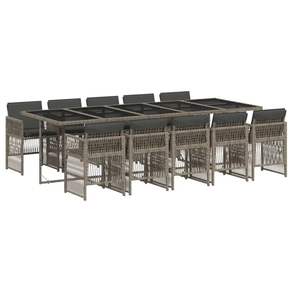 11 Piece Grey Garden Dining Set
