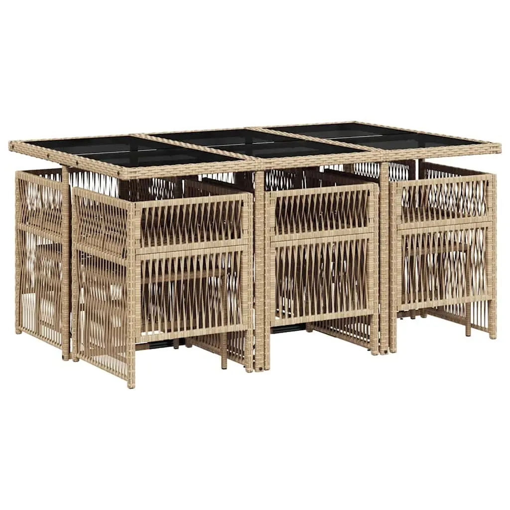 Outdoor Garden Dining Set 11 Piece Patio Furniture with Cushions