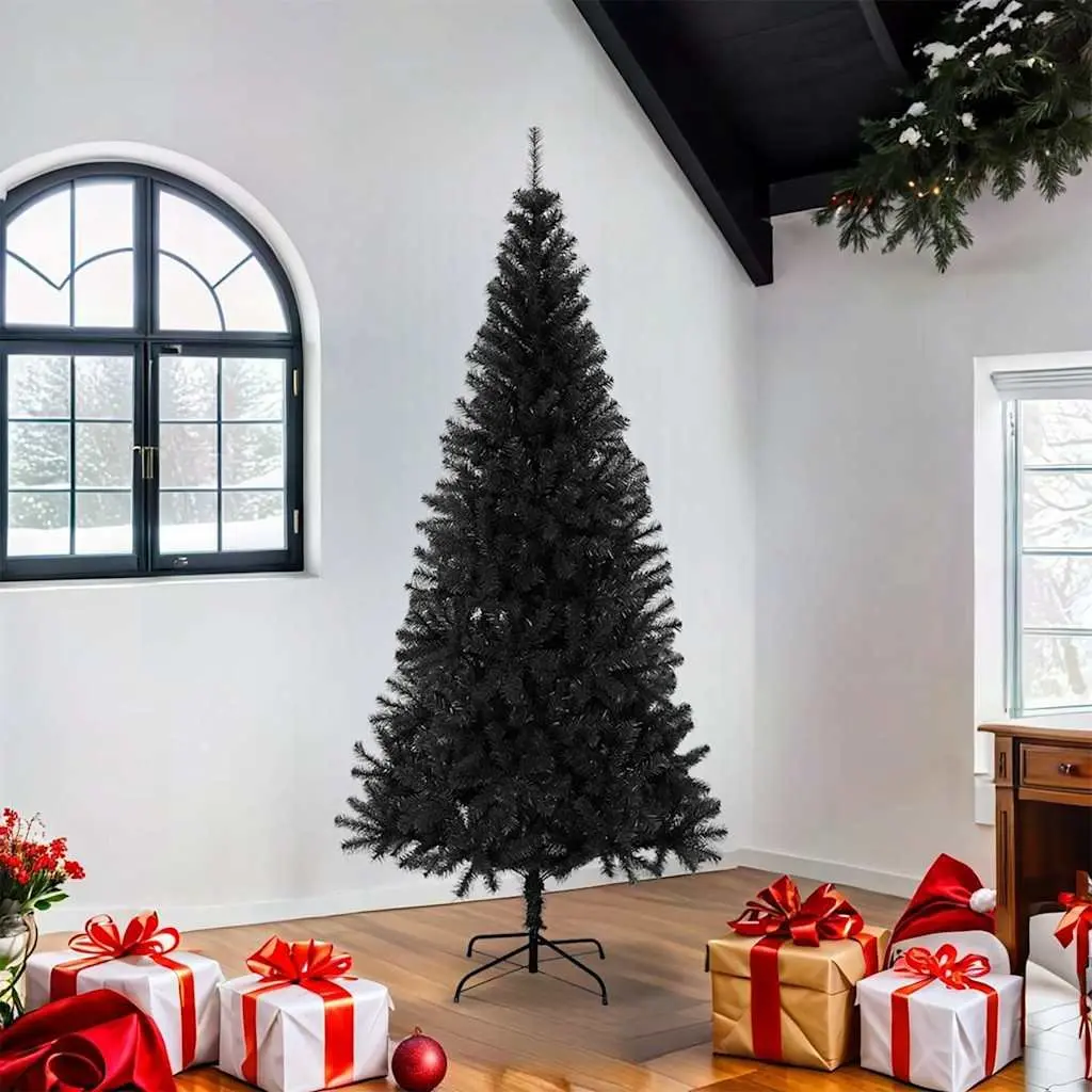 Black 180 cm Artificial Christmas Tree