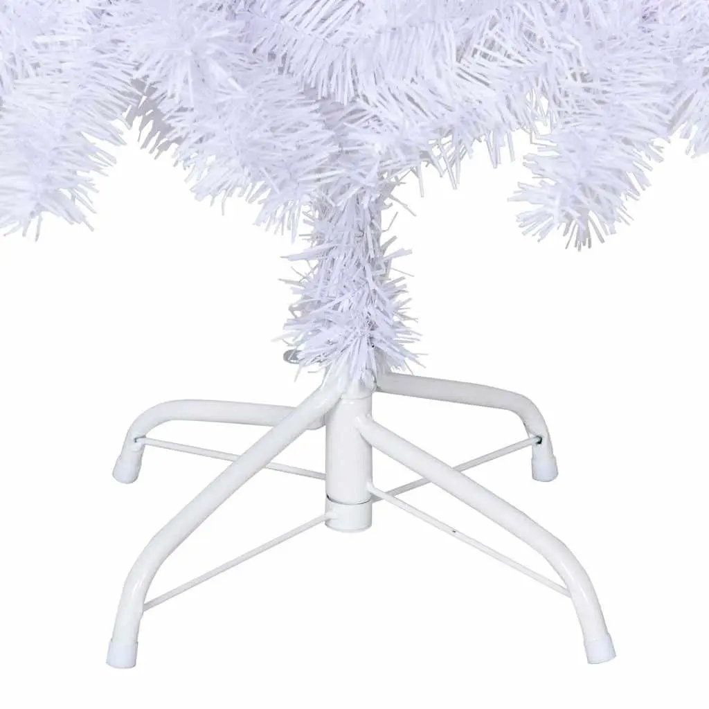 Artificial Christmas Tree Indoor Outdoor 150cm White PVC Thick Branches