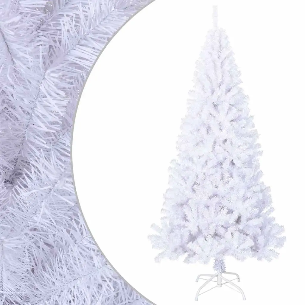 180cm White Artificial Christmas Tree with Metal Stand