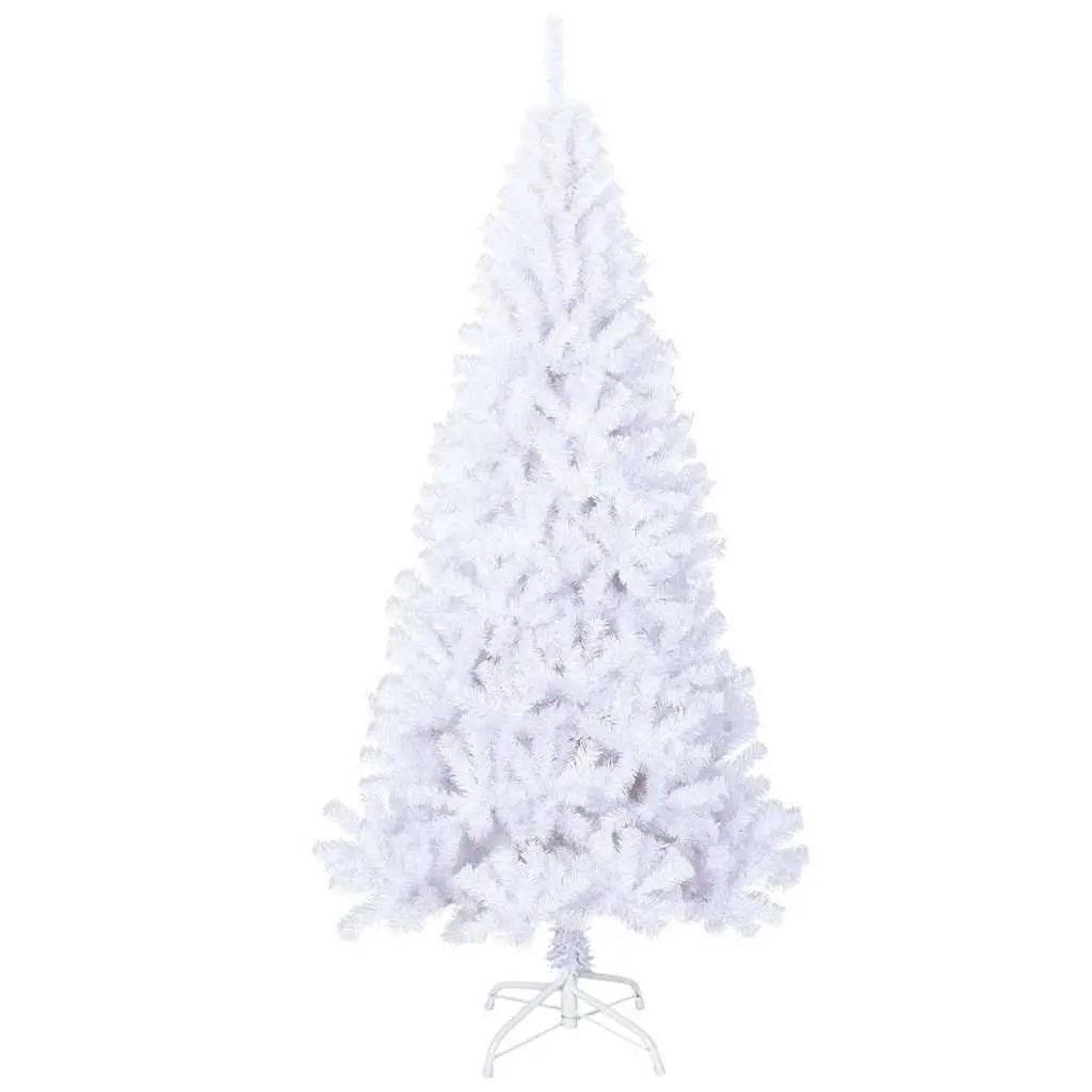 180cm White Artificial Christmas Tree with Metal Stand