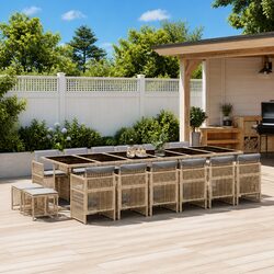 17 Piece Garden Dining Set Specifications and Features