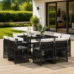 9 Piece Garden Dining Set - Specs and Details