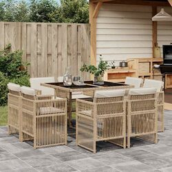 9 Piece Garden Dining Set Specifications and Details
