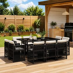 11 Piece Garden Dining Set: Specifications and Features