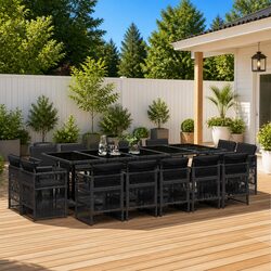15 Piece Garden Dining Set Specifications and Features