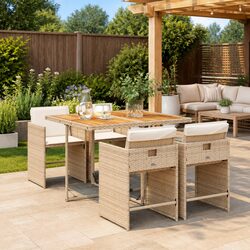 5 Piece Outdoor Dining Set: Specifications and Materials