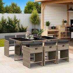 Specifications for 7-Piece Grey Outdoor Dining Set