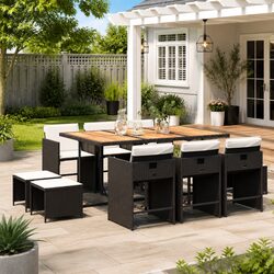 Specifications of 11-Piece Outdoor Dining Set