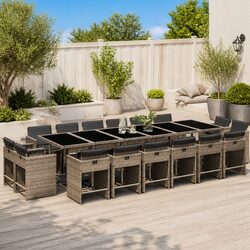 Detailed Specifications for 17 Piece Outdoor Dining Set
