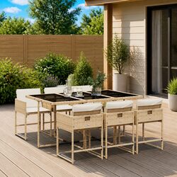 Specifications for 7 Piece Outdoor Dining Set - Beige