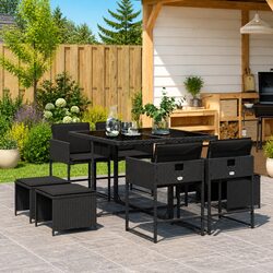 9 Piece Outdoor Dining Set: Specifications and Features