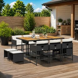 11-Piece Garden Dining Set: Specifications and Features