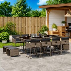 Garden Dining Set 13 Piece: Specifications and Features