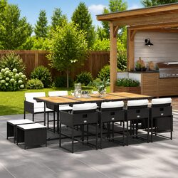 Garden Dining Set 13 Piece: Specs & Details