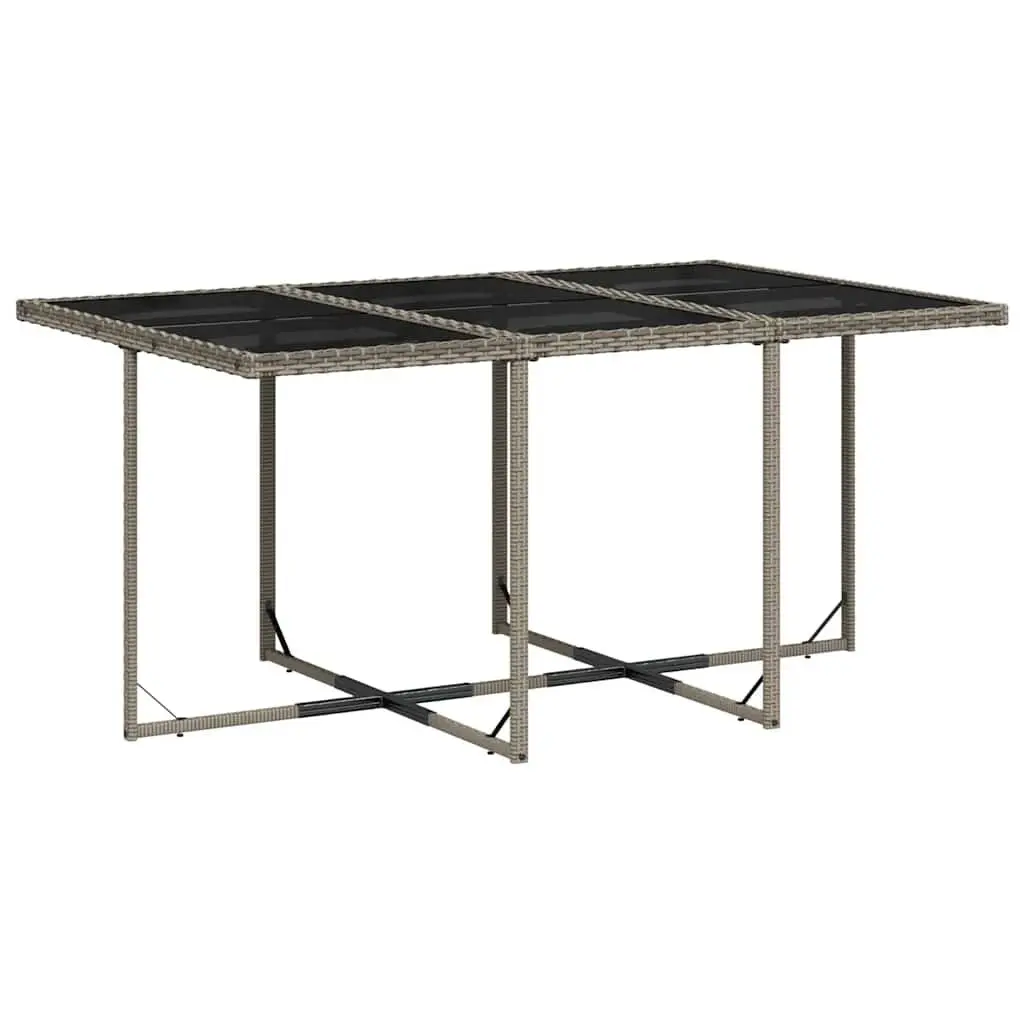 11 Piece Garden Dining Set in Grey