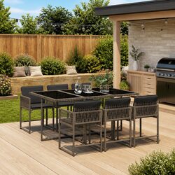 7 Piece Garden Dining Set - Specifications and Materials