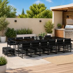 Specifications of the 17-Piece Outdoor Dining Set