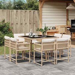 Specifications of the 9 Piece Garden Dining Set