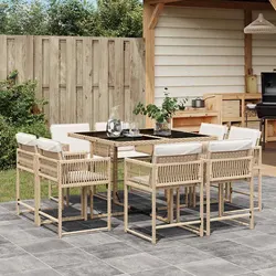 Specifications of the 9 Piece Garden Dining Set