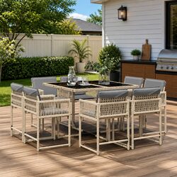 9 Piece Garden Dining Set: Specifications and Details