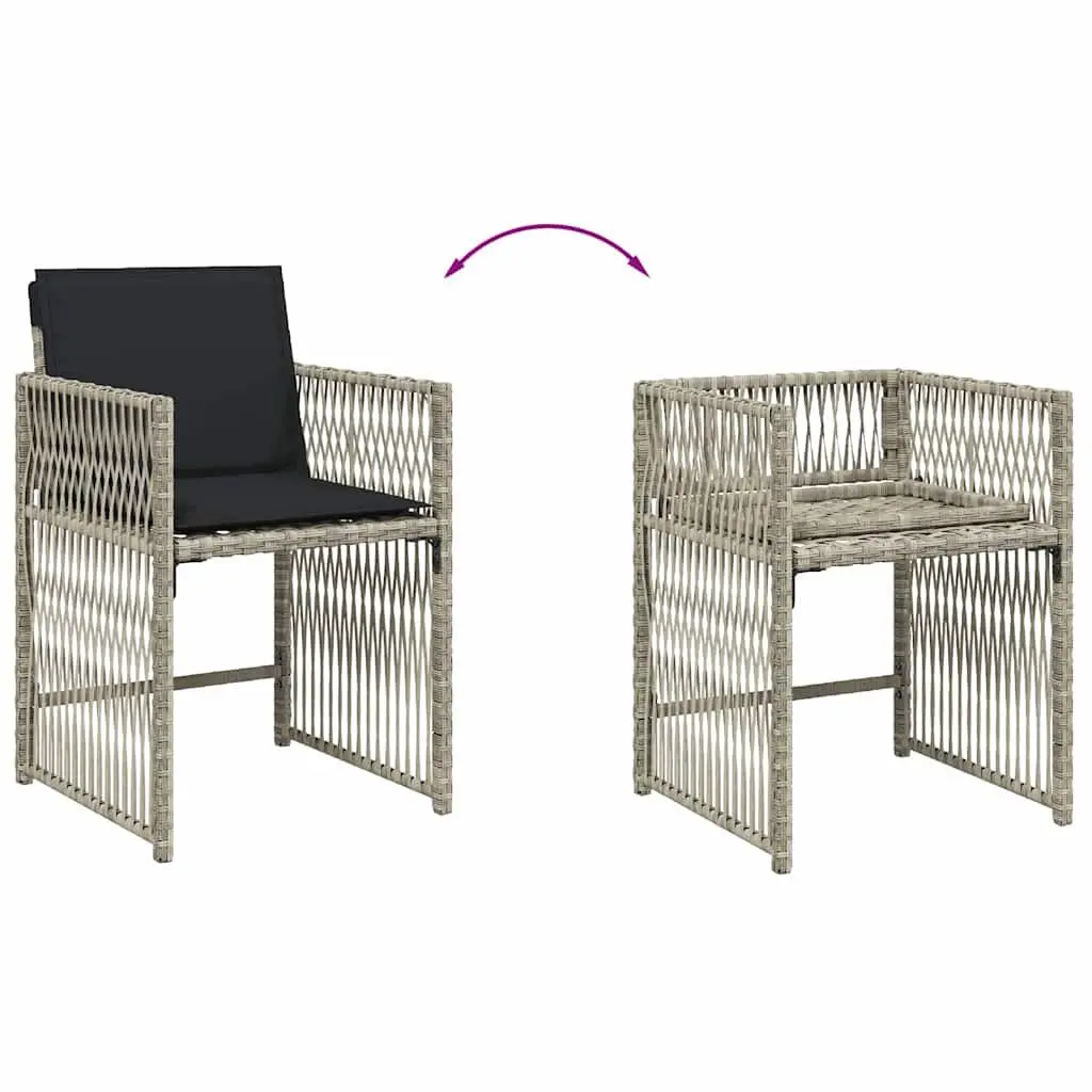 Garden Dining Set 7 Piece Outdoor Furniture Patio Table Chairs with Cushions