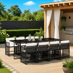9-Piece Outdoor Garden Dining Set - Specs and Details