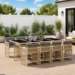 9 Piece Outdoor Dining Set: Specifications and Features