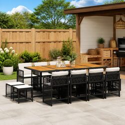 Specifications of the 13-Piece Outdoor Dining Set