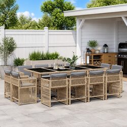 13 Piece Beige Garden Dining Set – Specifications and Features
