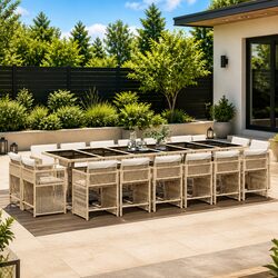 17-Piece Garden Dining Set Specifications and Features