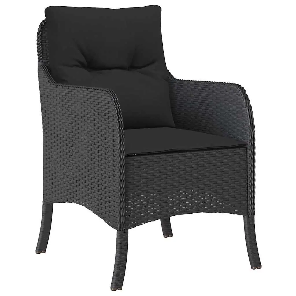 Outdoor Dining Set 5 Piece Garden Furniture PE Rattan Chairs Table