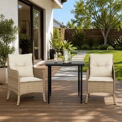 Specifications for 3 Piece Outdoor Dining Set in Beige