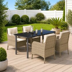 5 Piece Garden Dining Set: Specs & Features