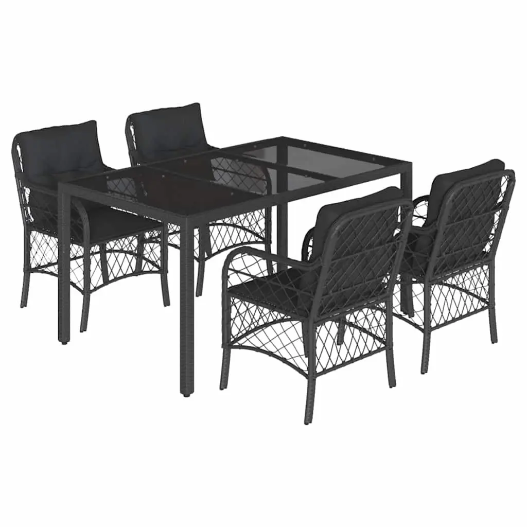 5 Piece Garden Dining Set with Durable Construction