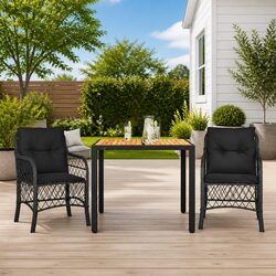 Detailed Specifications for Outdoor Bistro Set 3 Piece