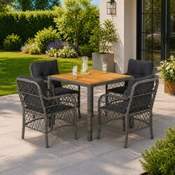 5 Piece Outdoor Dining Set Specifications and Details