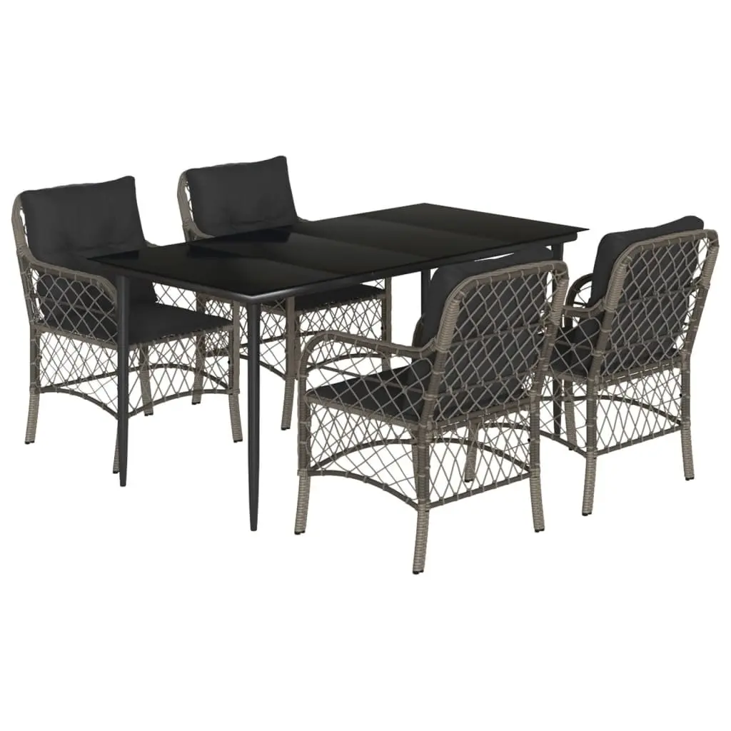5 Piece Garden Dining Set with Durable Construction