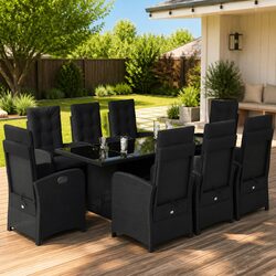 9 Piece Outdoor Dining Set: Specs and Features