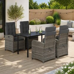 Detailed Specifications of 5 Piece Garden Dining Set